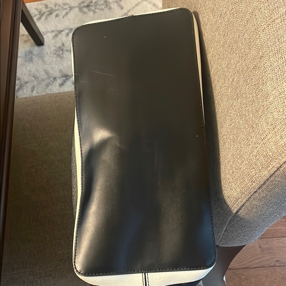 Kate Spade Black and White Striped Tote - Picture 7 of 8